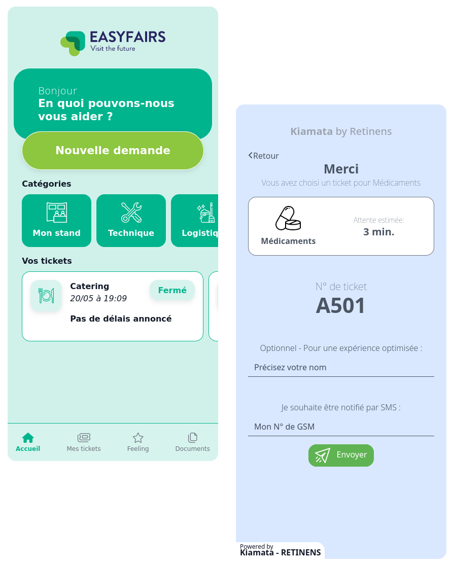 RETINENS - Travailler avec nous